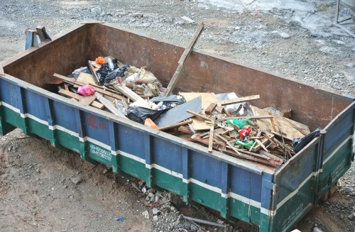 A clean company workspace with waste removal equipment in Bishops Stortford