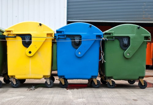 Professional team managing commercial waste for businesses in Bishops Stortford